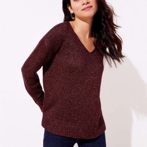 LOFT Shimmer Sweater
